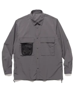 Field Venti Nylon Shirt Deep Charcoal