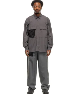 Field Venti Nylon Shirt Deep Charcoal