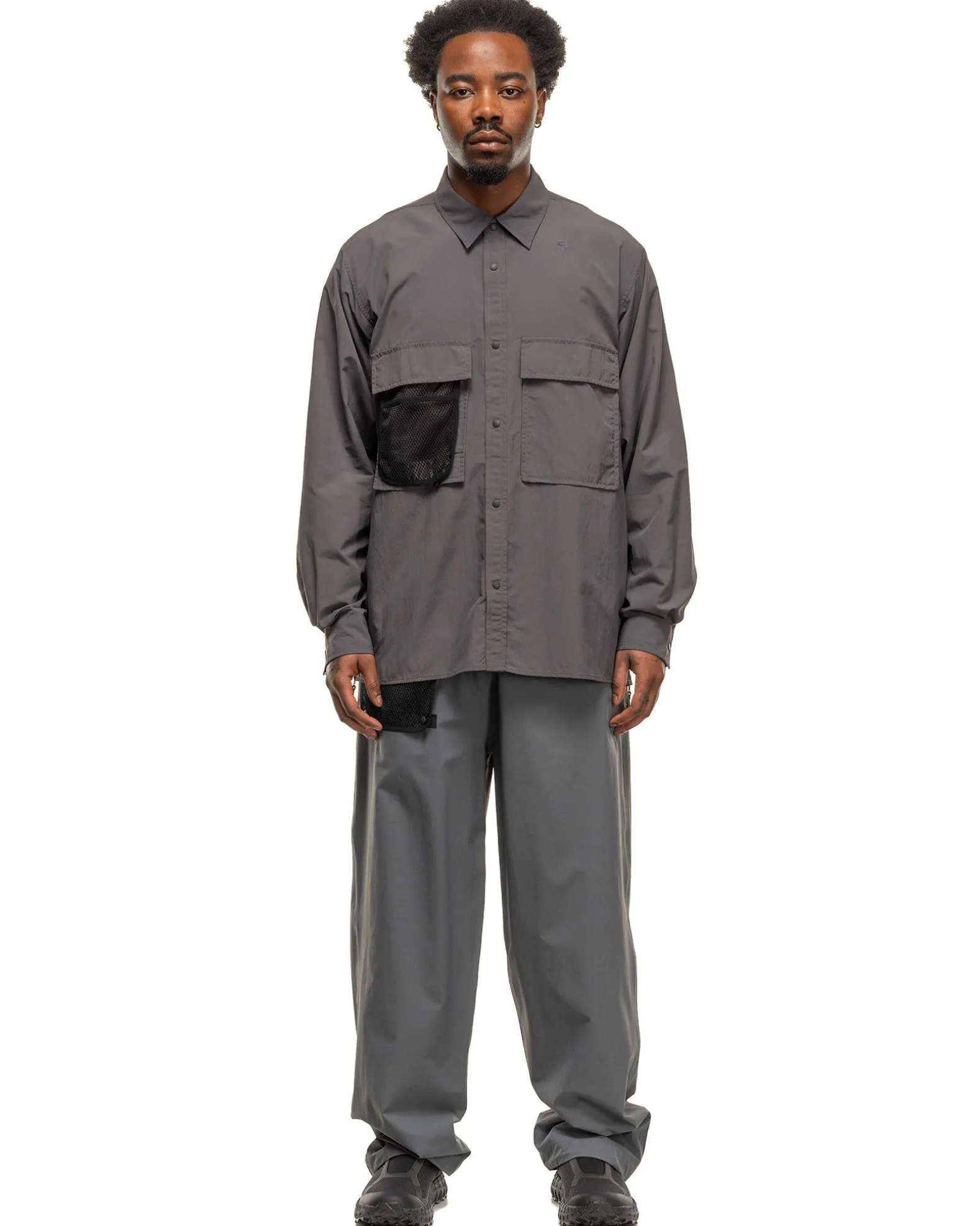 Field Venti Nylon Shirt Deep Charcoal