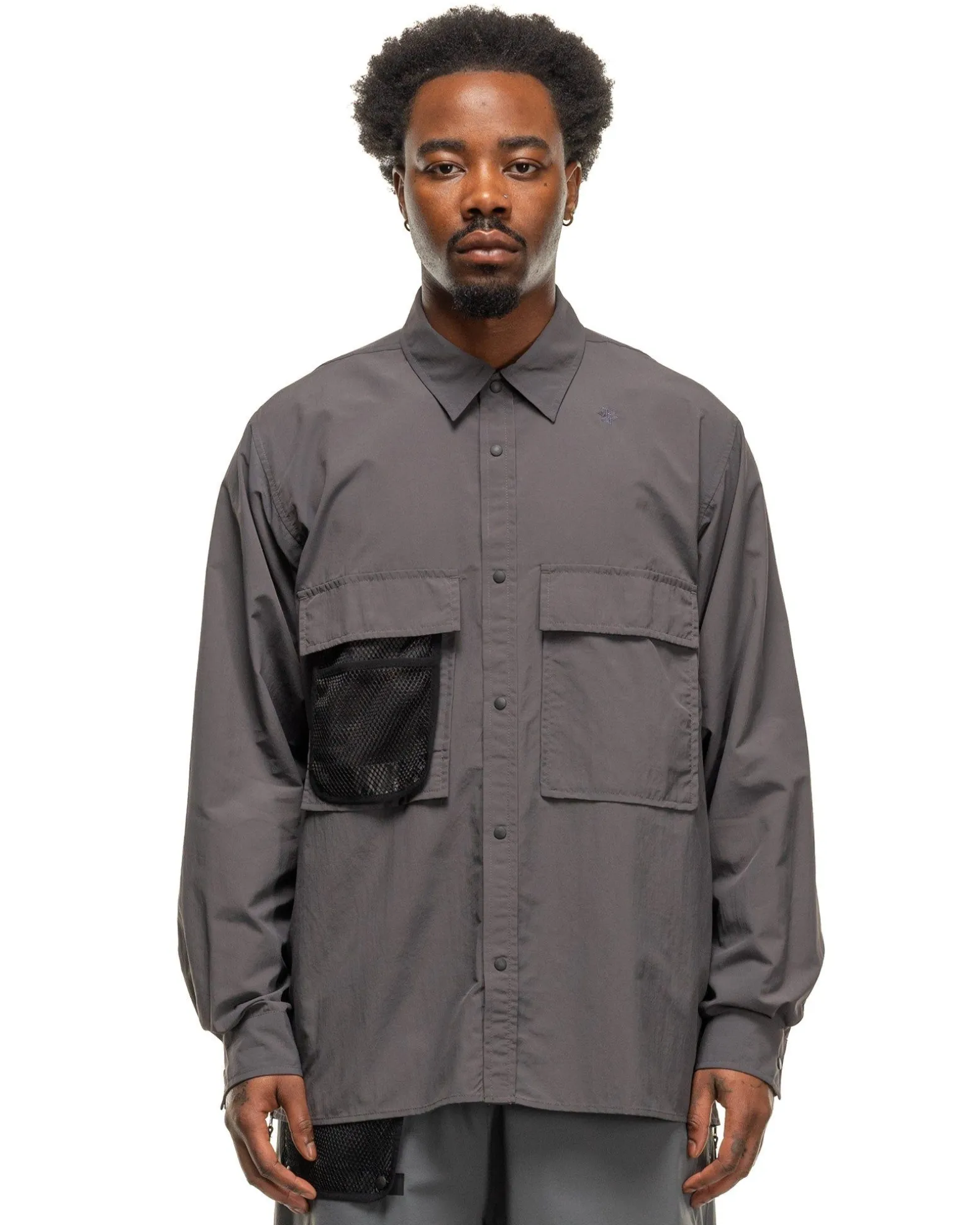 Field Venti Nylon Shirt Deep Charcoal