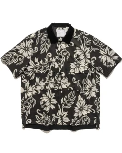 Floral Print Shirt Black
