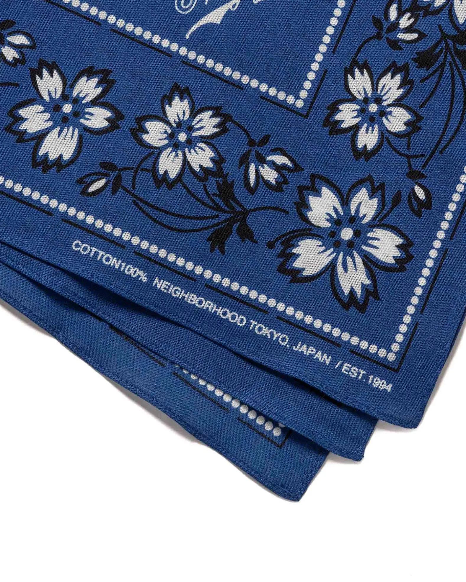 Flower Bandana Navy