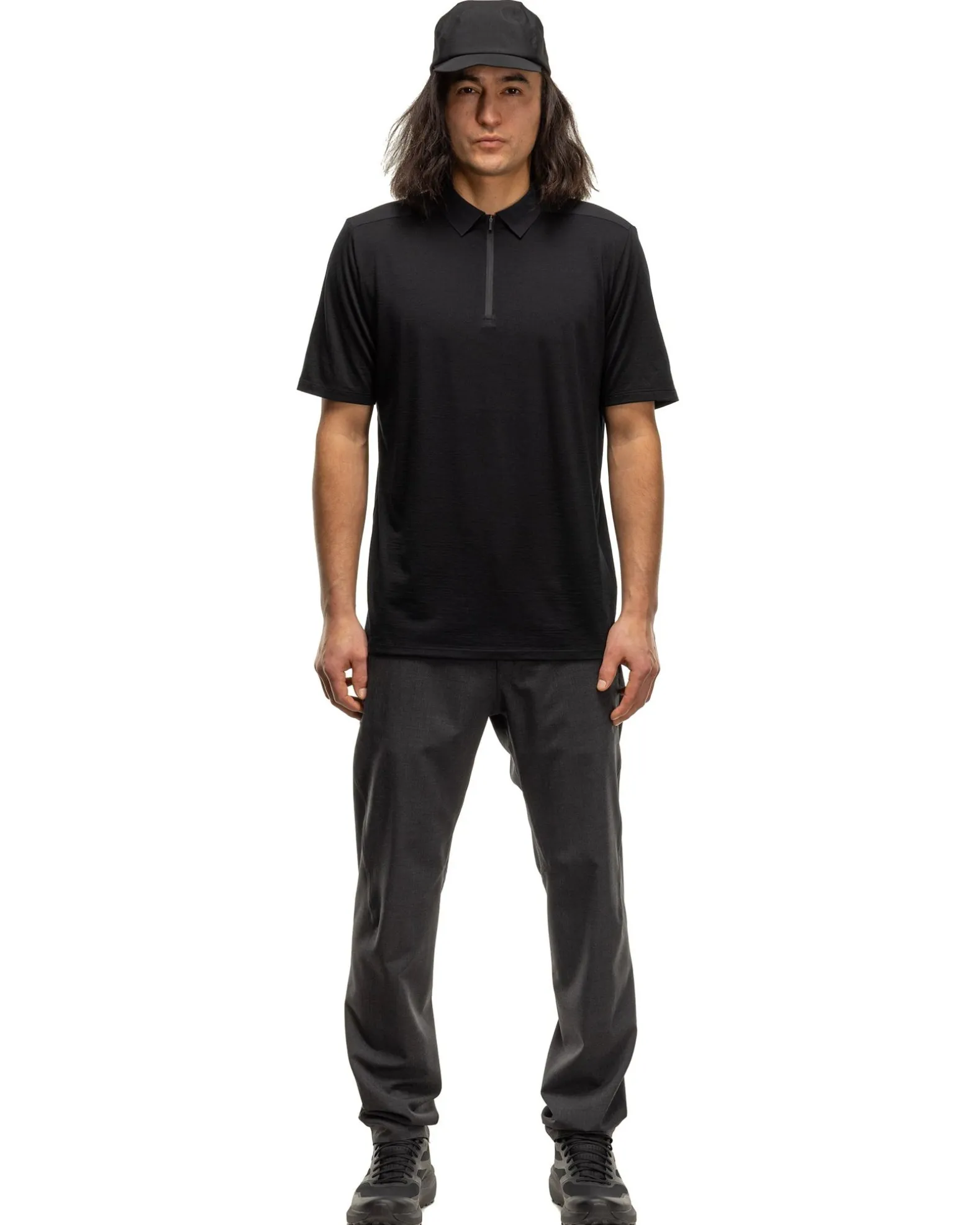 Frame Ss Polo Shirt Black