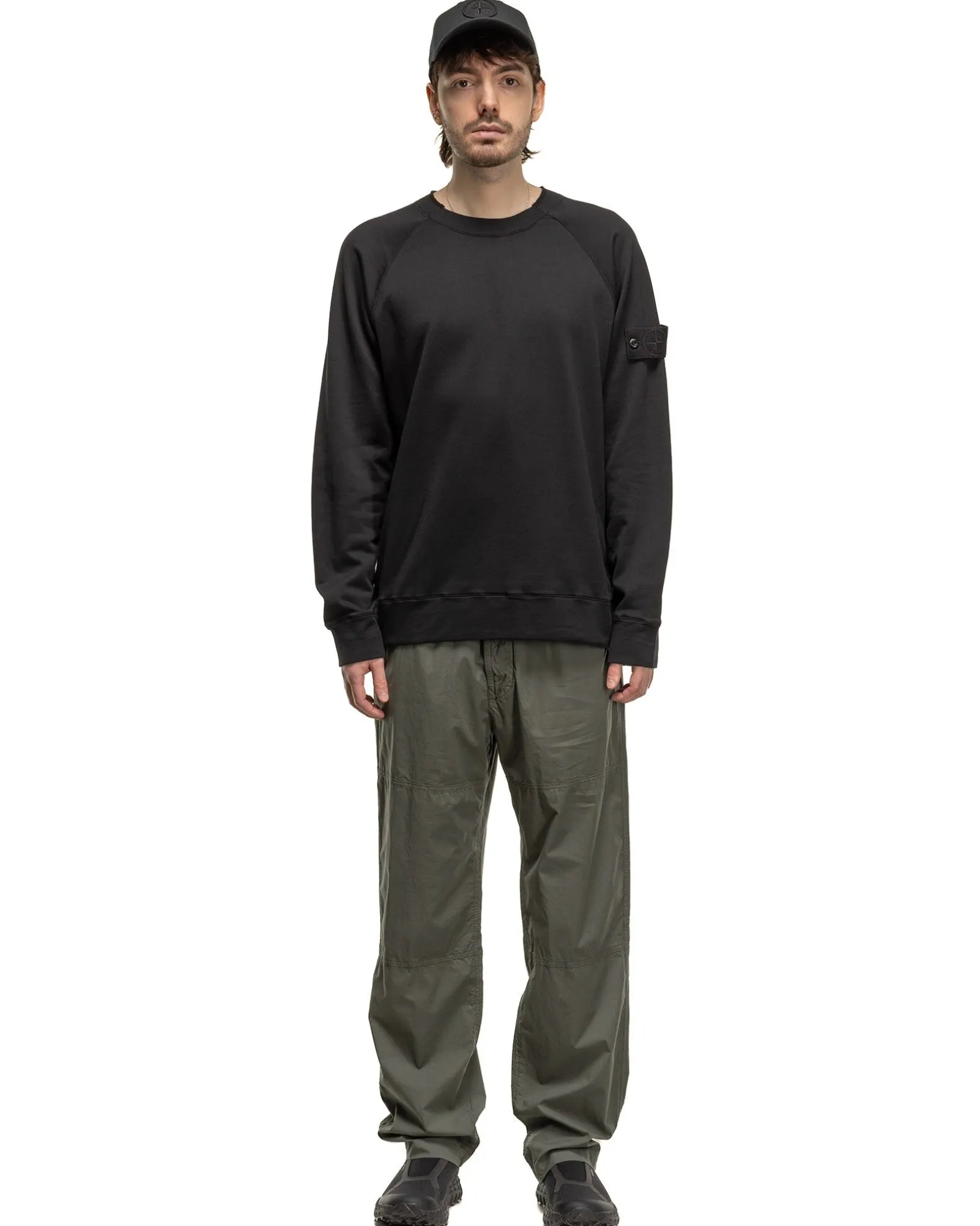Ghost Piece Crewneck Sweatshirt Black