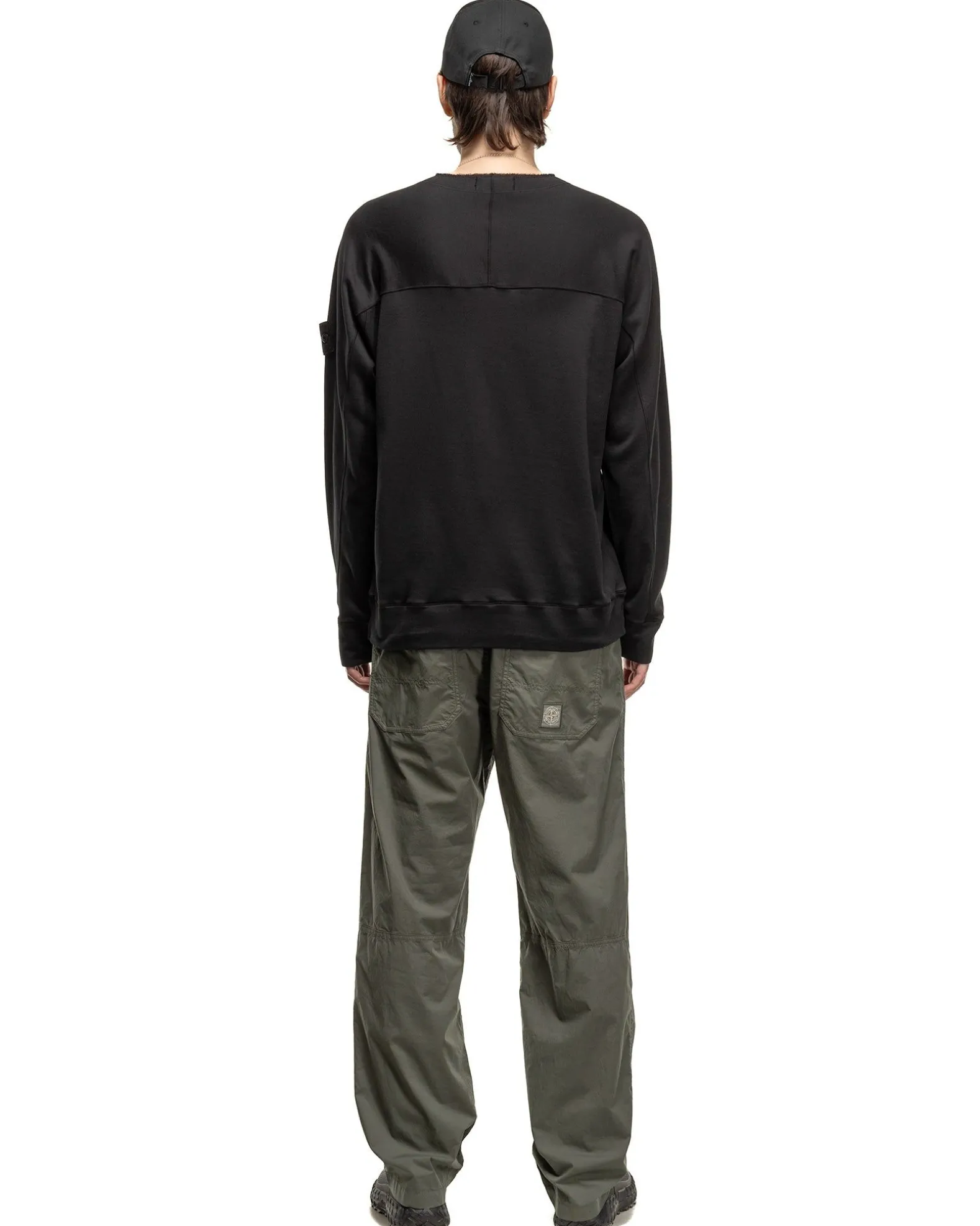 Ghost Piece Crewneck Sweatshirt Black