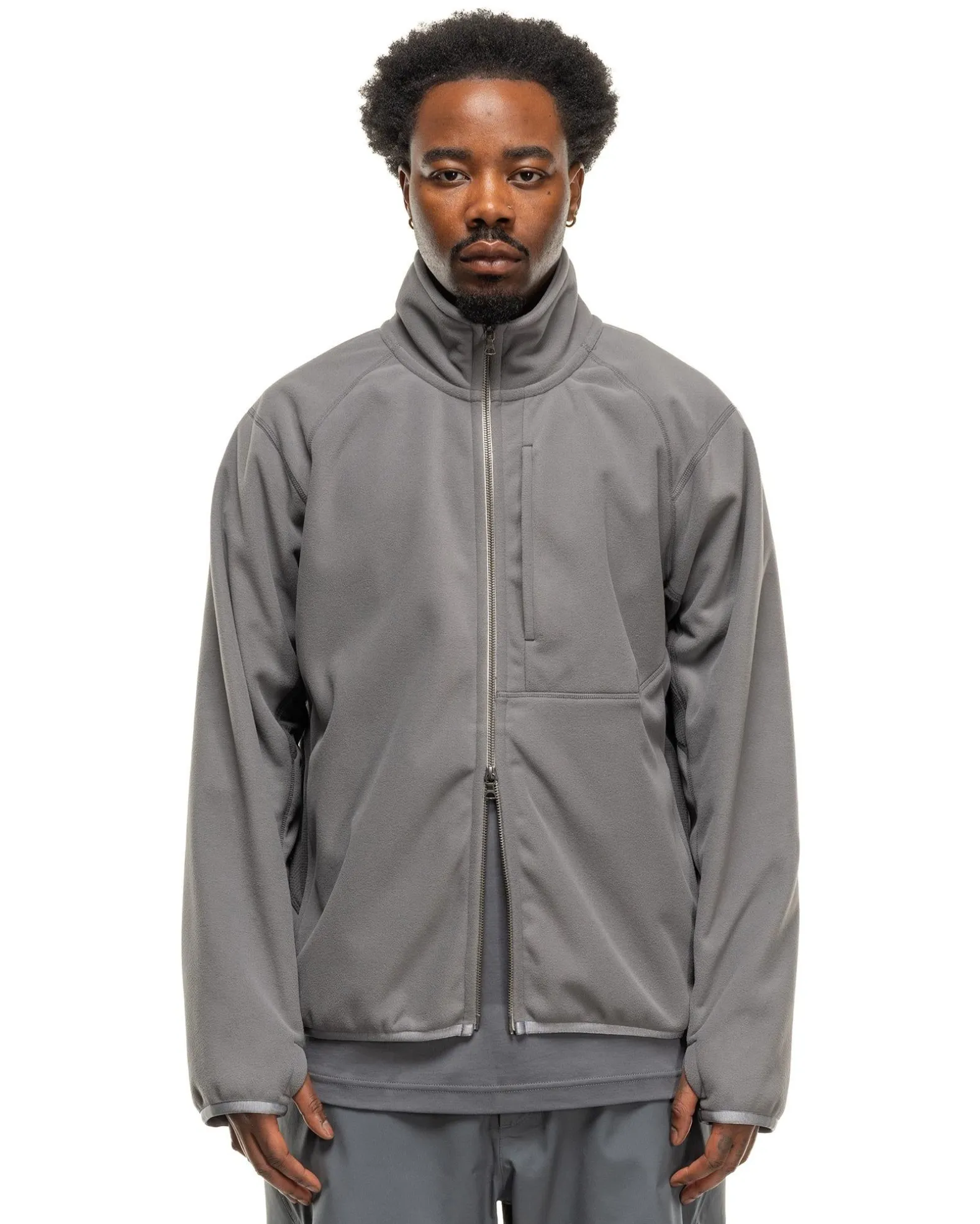 Guide Jacket-Gore-Tex Windstopper® 3L Fleece/Polartec® Microgrid Grey
