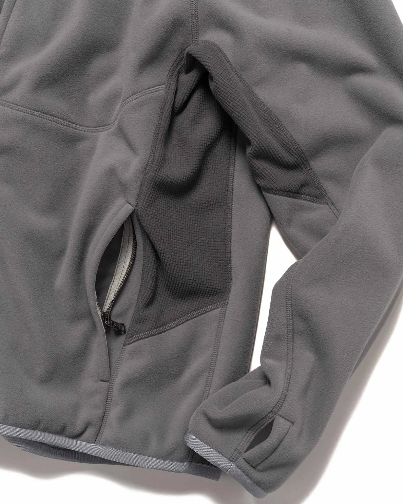 Guide Jacket-Gore-Tex Windstopper® 3L Fleece/Polartec® Microgrid Grey
