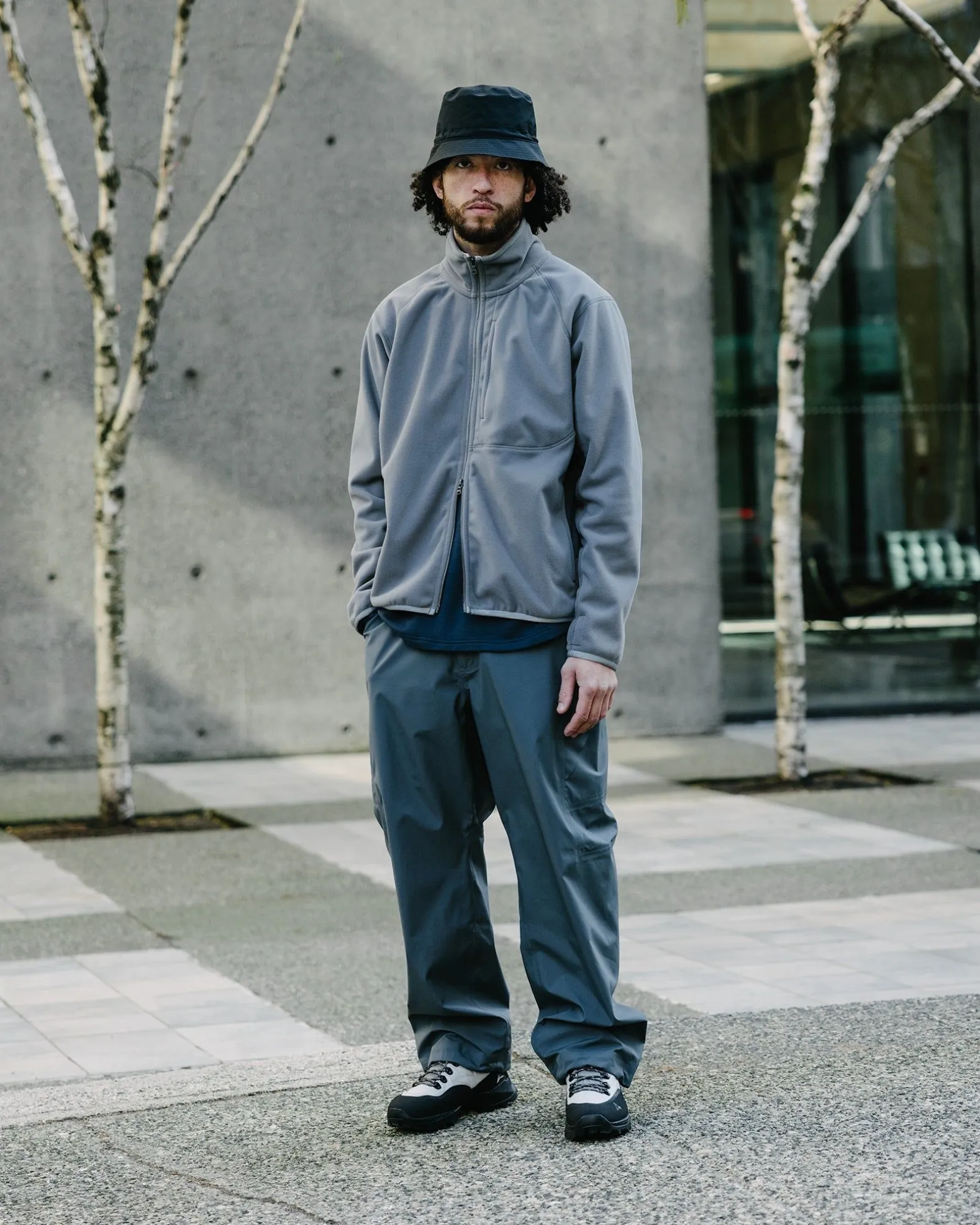 Guide Jacket-Gore-Tex Windstopper® 3L Fleece/Polartec® Microgrid Grey