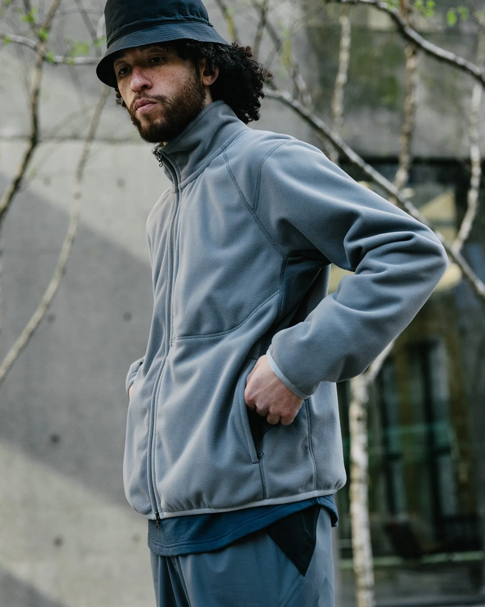 Guide Jacket-Gore-Tex Windstopper® 3L Fleece/Polartec® Microgrid Grey