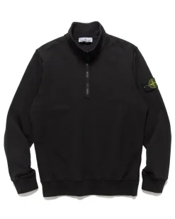 Half-Zipper Sweatshirt Black