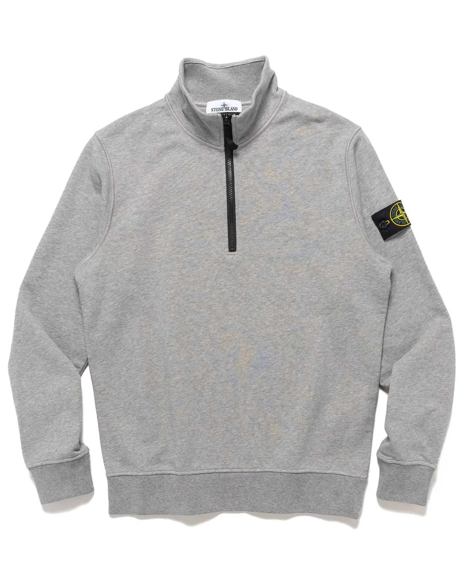 Half-Zipper Sweatshirt Melange Grey