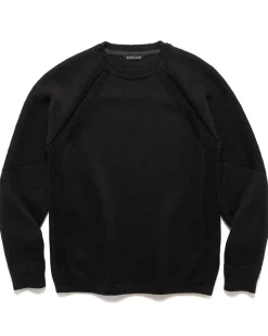 Harbour Sweater-Cotton Cashmere Knit Black