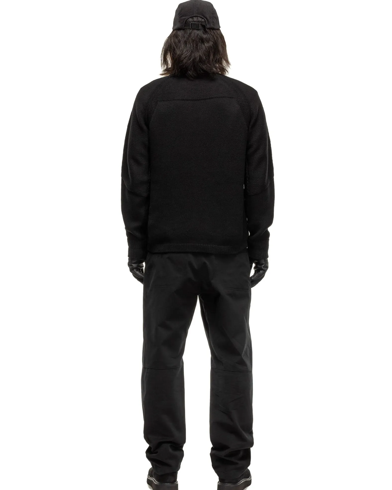 Harbour Sweater-Cotton Cashmere Knit Black