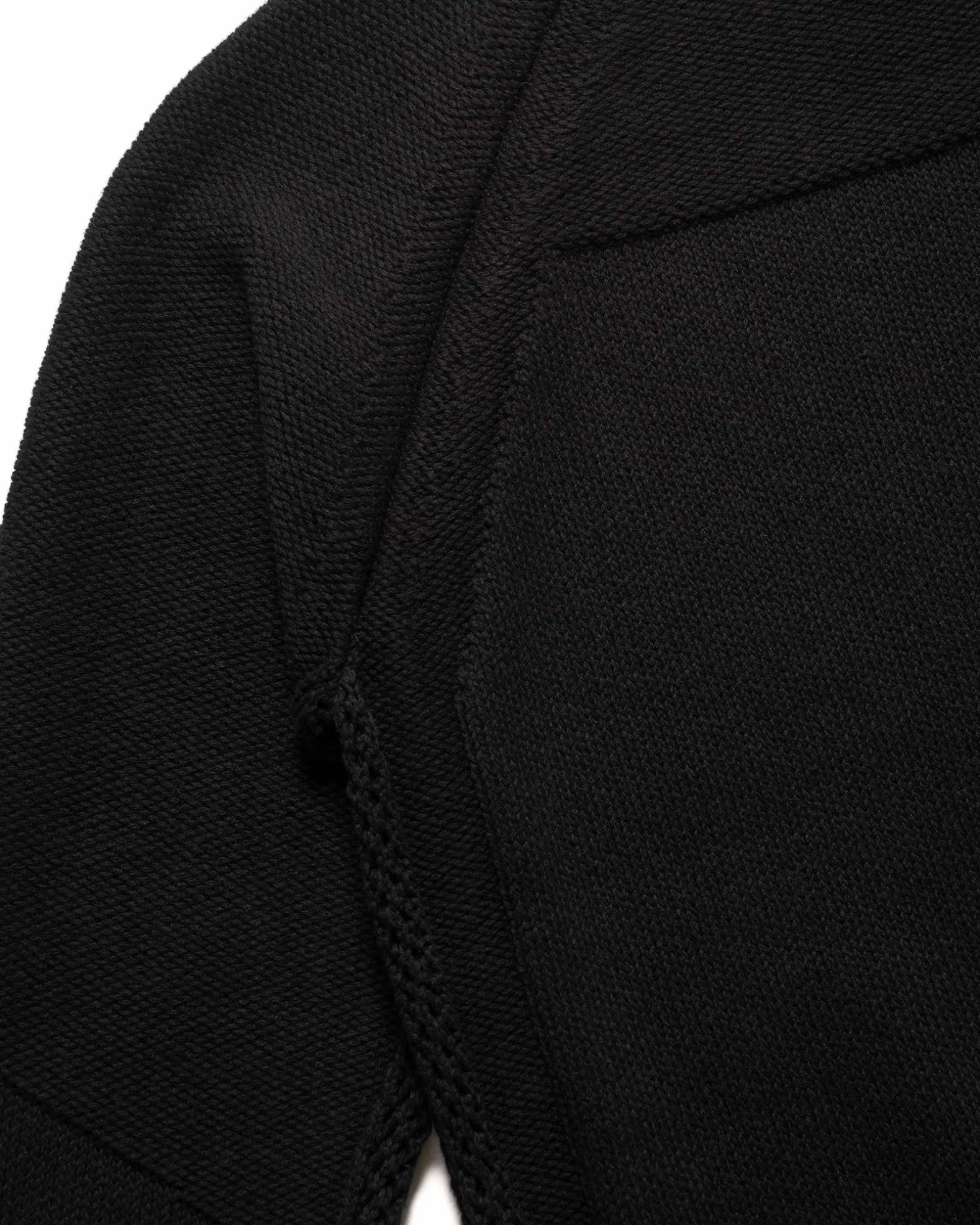 Harbour Sweater-Cotton Cashmere Knit Black