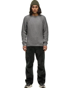 Harbour Sweater-Cotton Cashmere Knit Heather Grey