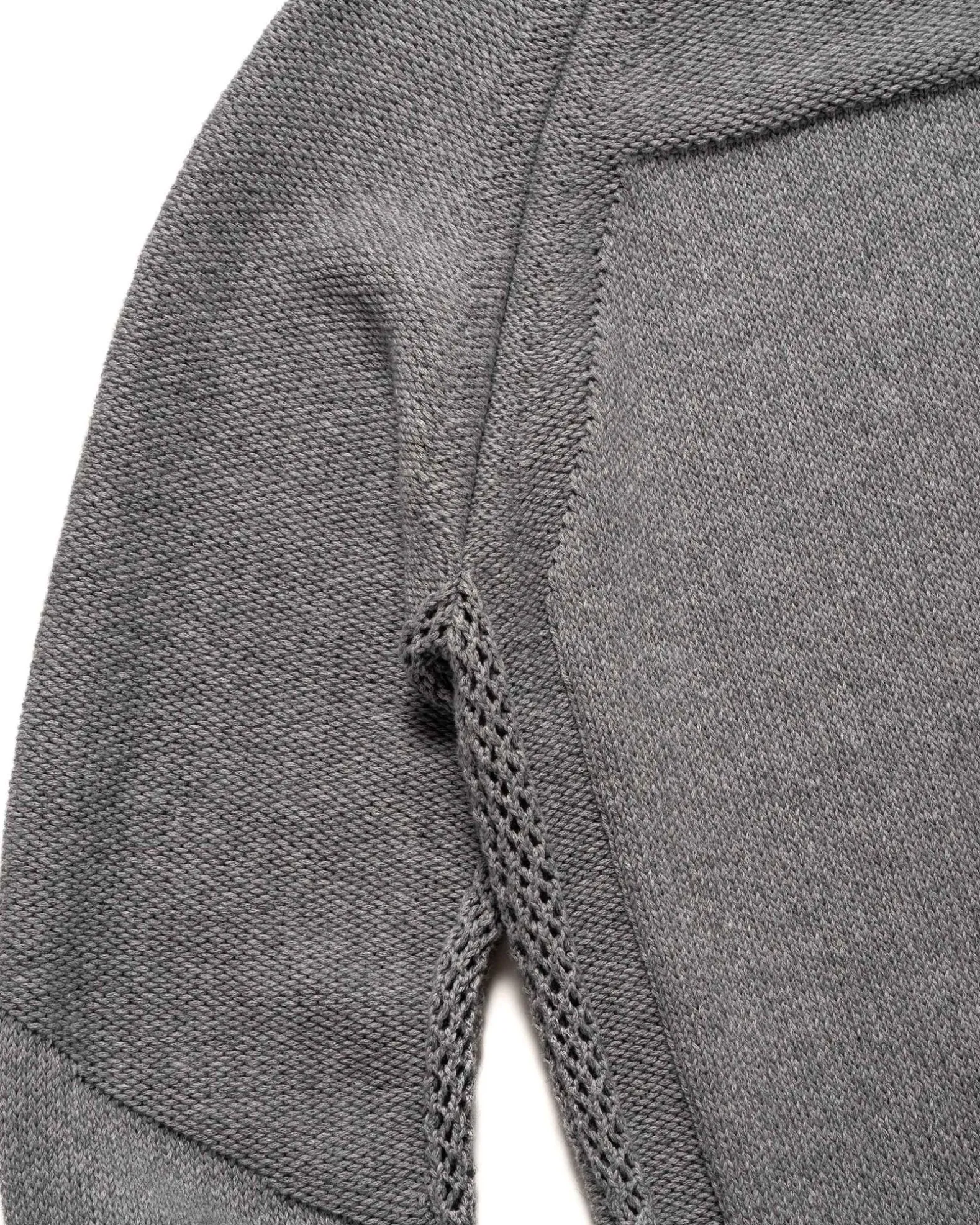 Harbour Sweater-Cotton Cashmere Knit Heather Grey