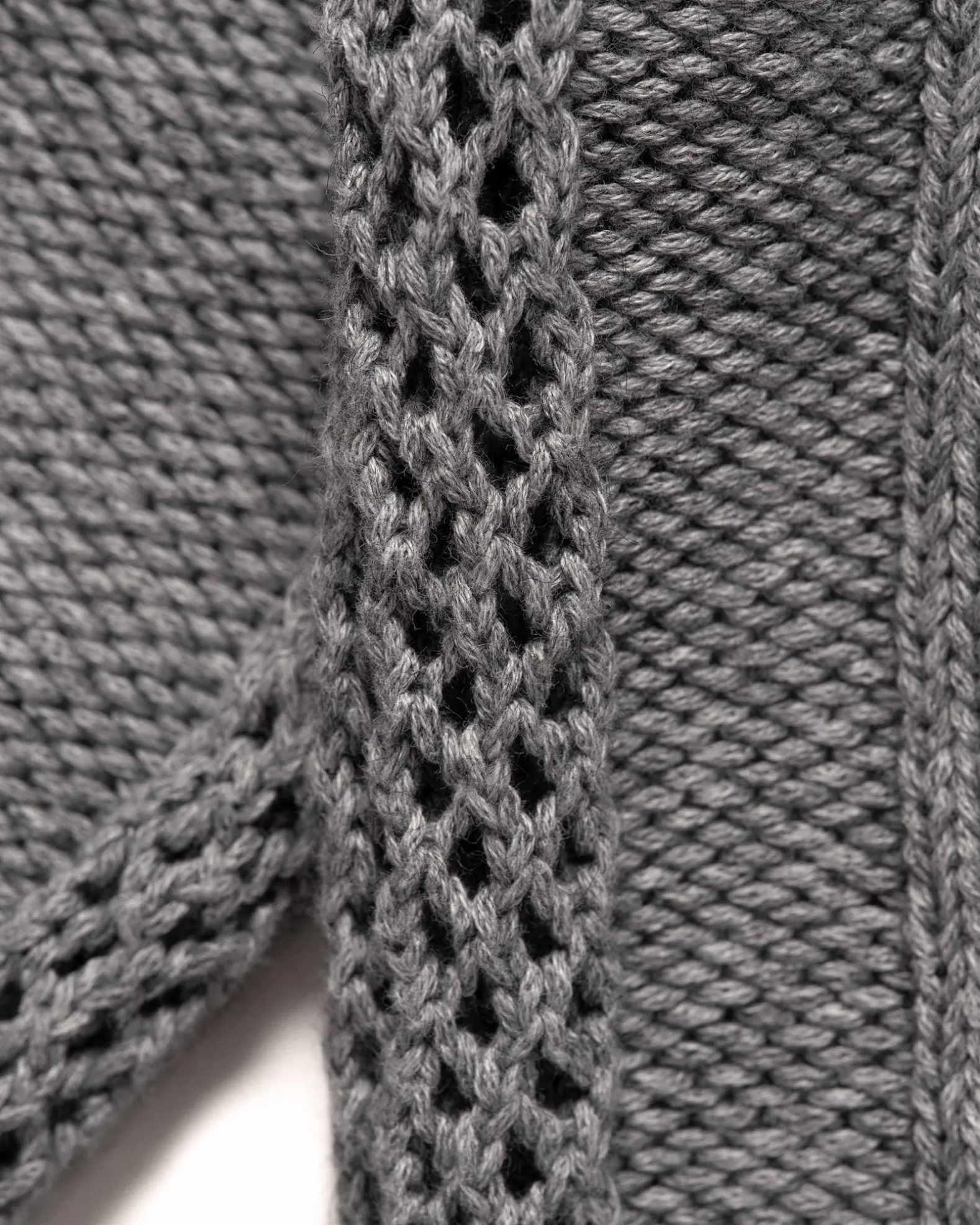 Harbour Sweater-Cotton Cashmere Knit Heather Grey