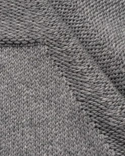 Harbour Sweater-Cotton Cashmere Knit Heather Grey