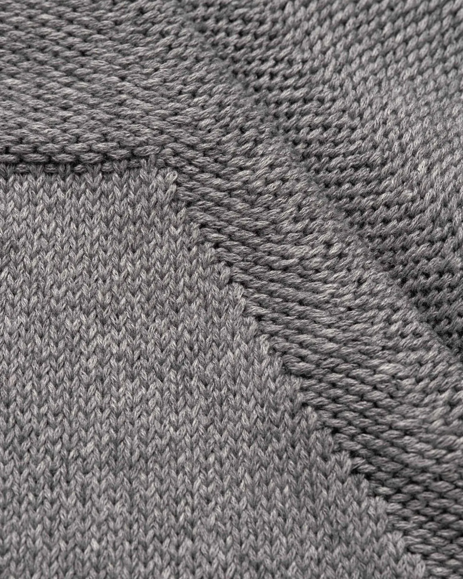 Harbour Sweater-Cotton Cashmere Knit Heather Grey