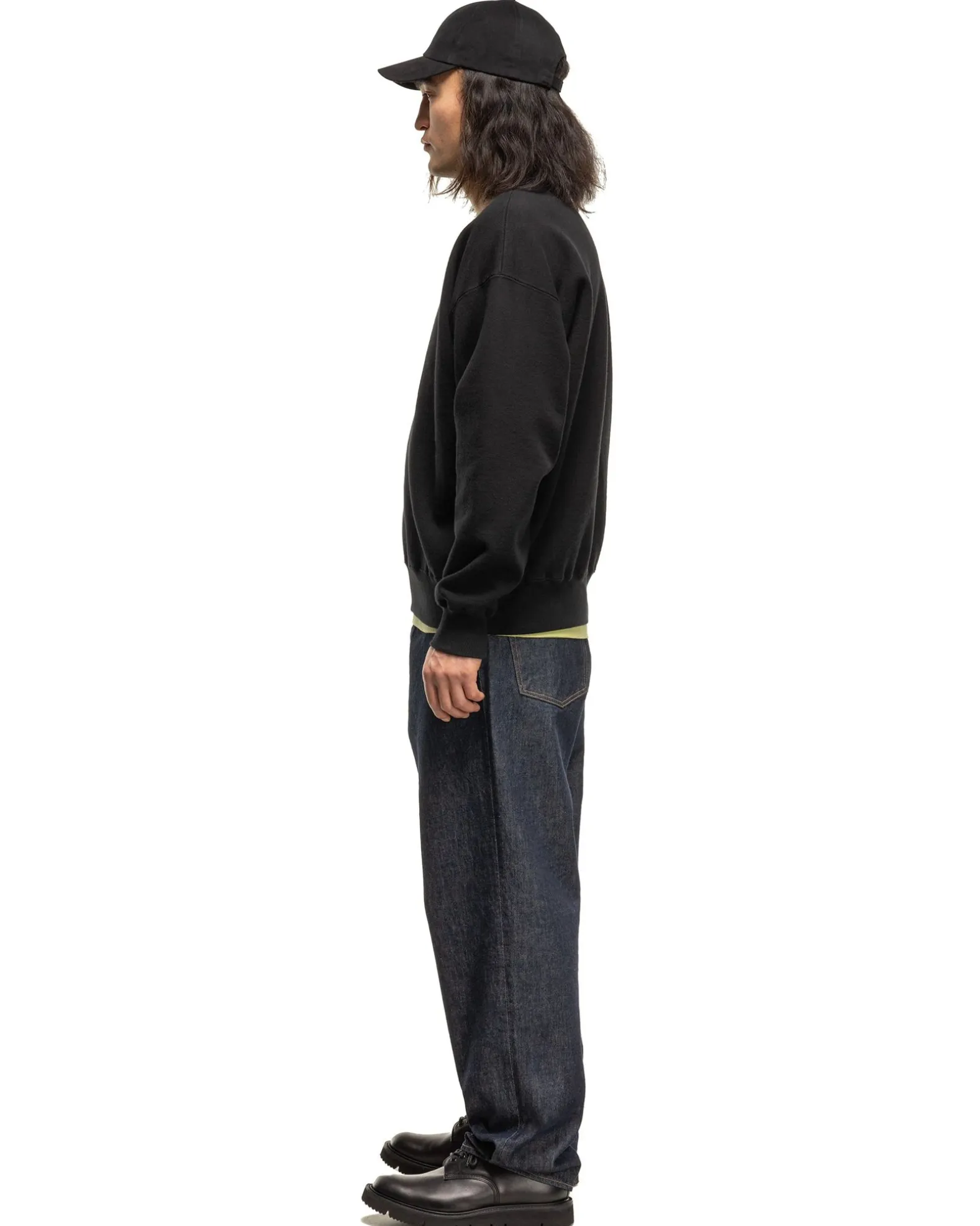 Hard Twist Denim Wide Pants Indigo