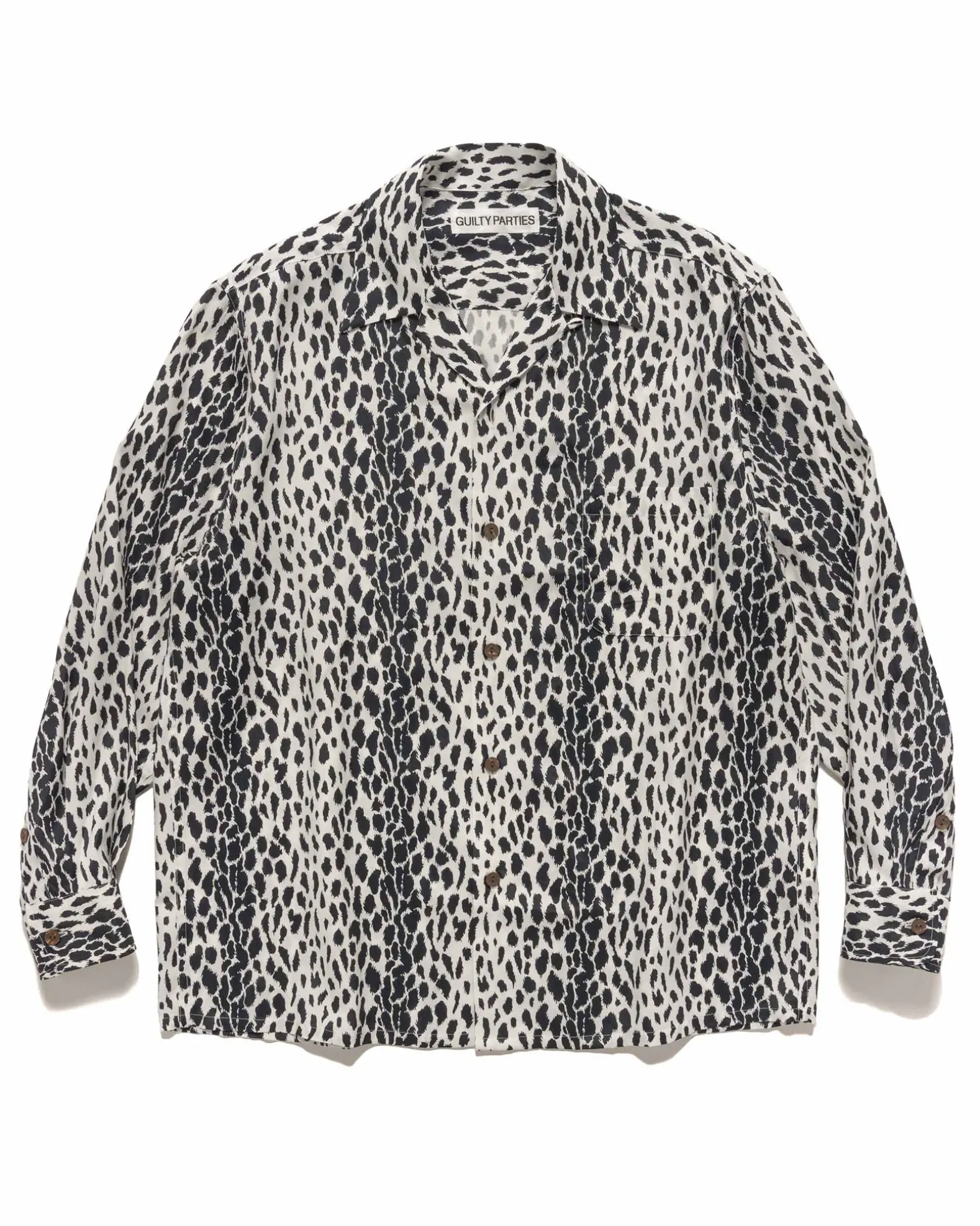 Hawaiian Shirt L/S Black