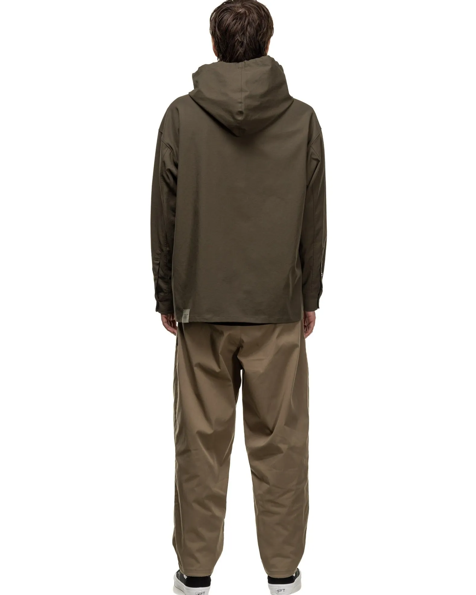 Hooded Shirt Ls Olive Drab