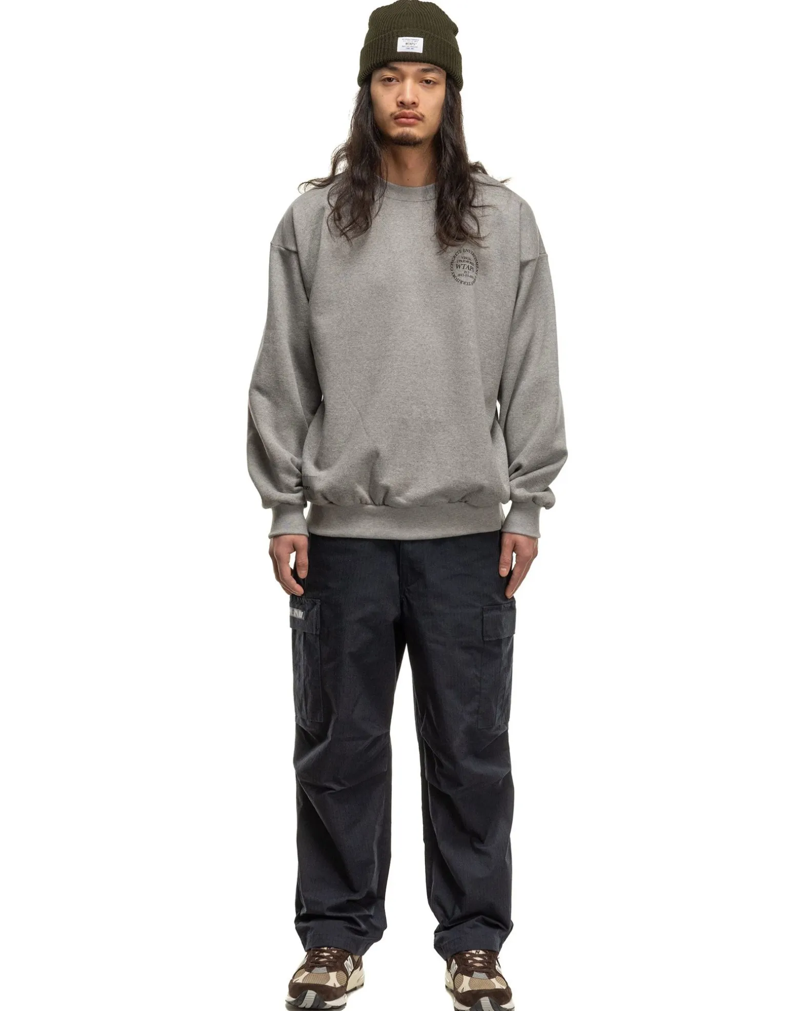 Ingredients/Sweater/Cotton Ash Grey