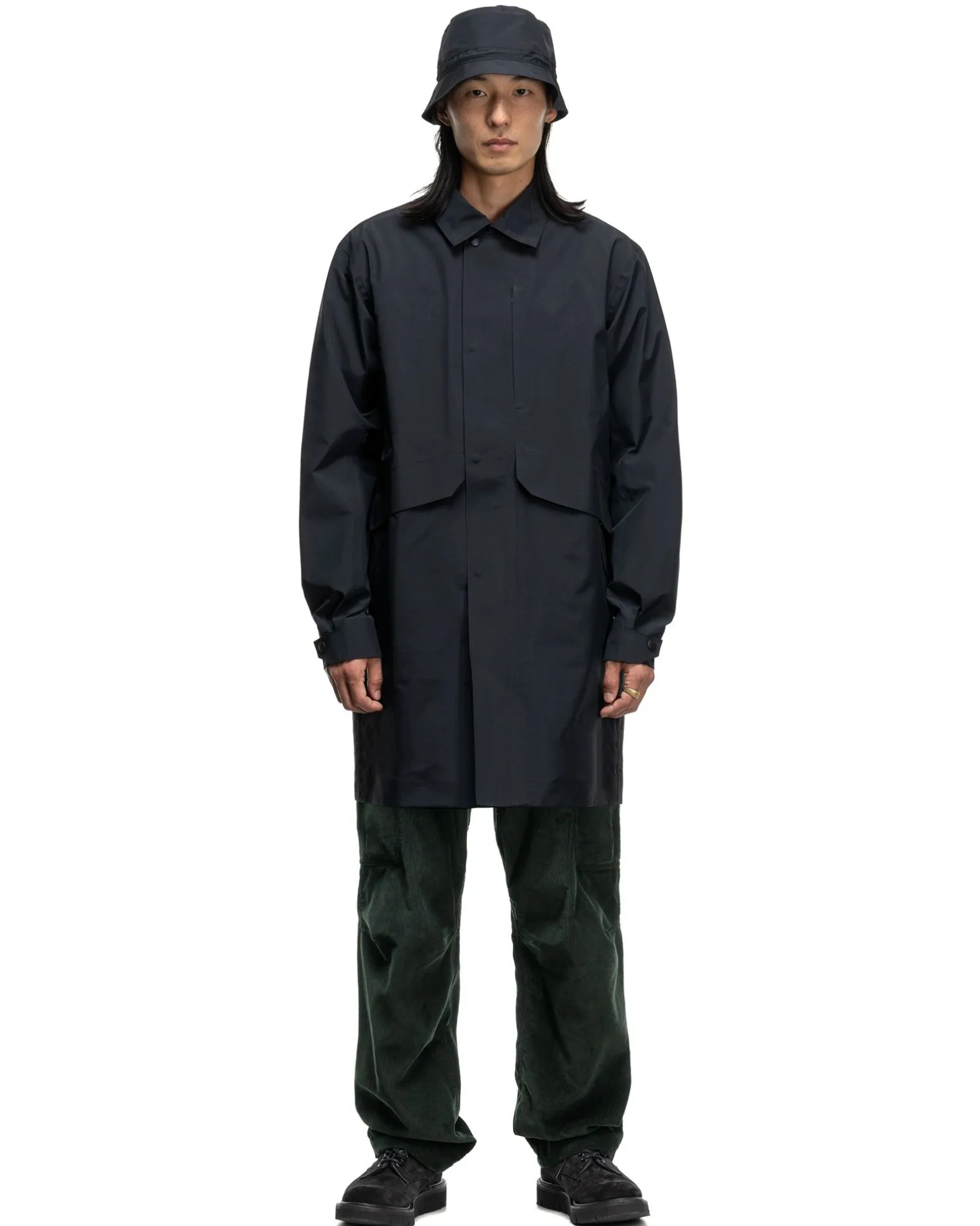Interval Coat-Gore-Tex 3L Nylon Ripstop Black
