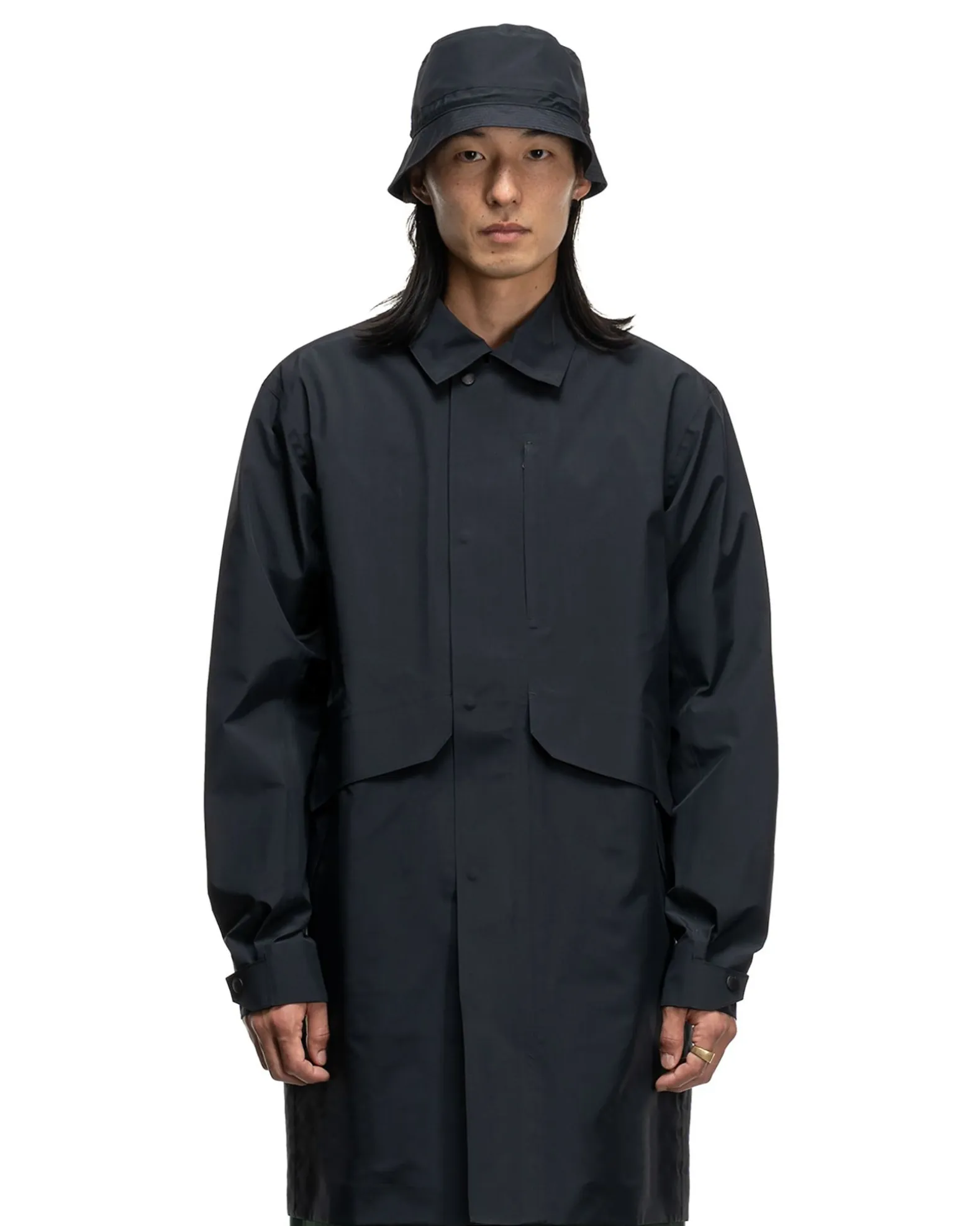 Interval Coat-Gore-Tex 3L Nylon Ripstop Black