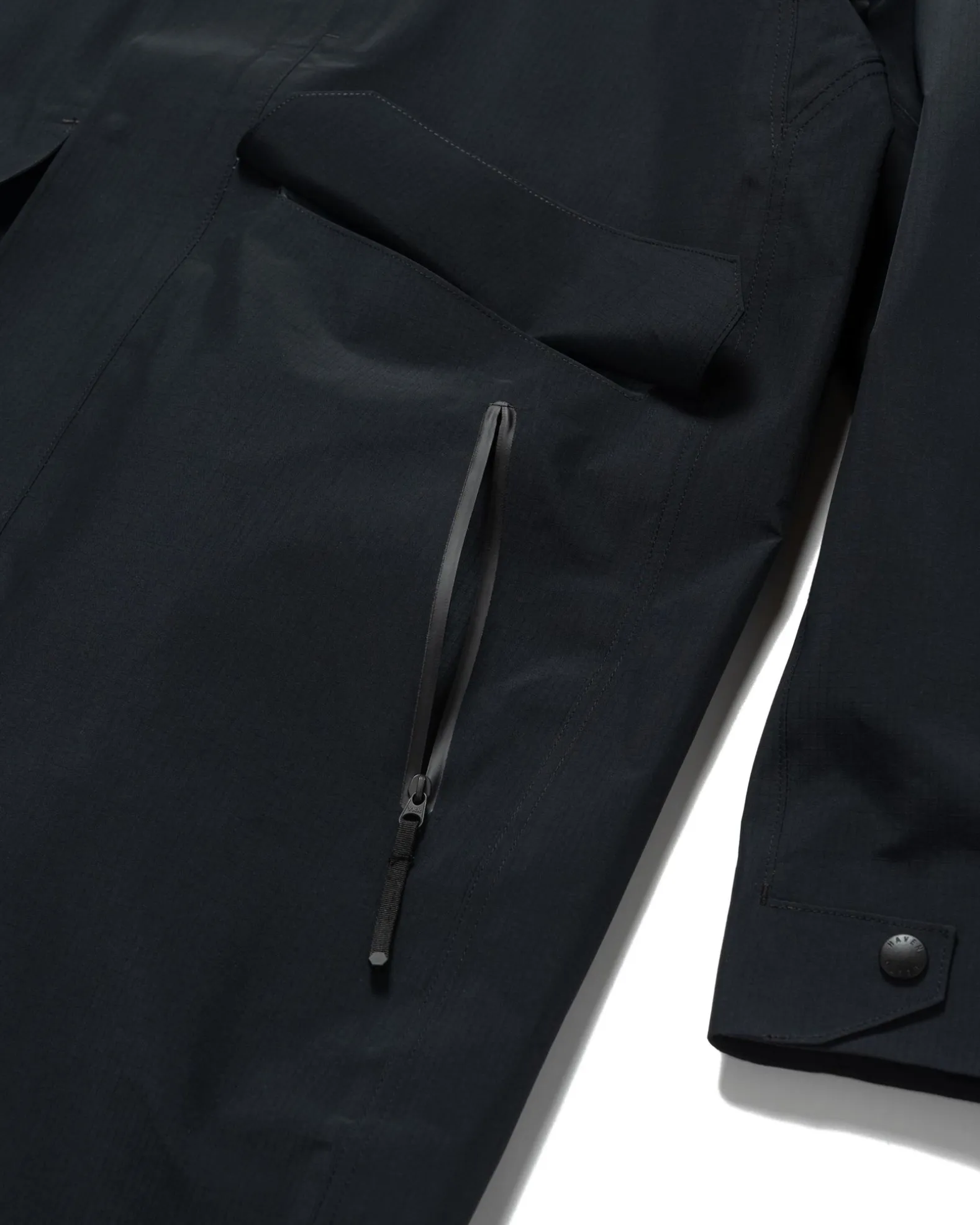 Interval Coat-Gore-Tex 3L Nylon Ripstop Black