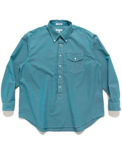 Ivy Bd Shirt Cotton Iridescent Jade