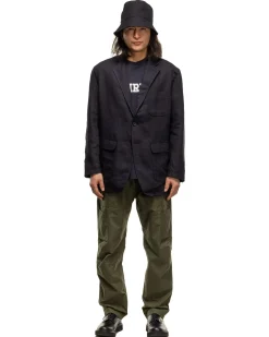 Ivy Blazer Linen Twill Navy