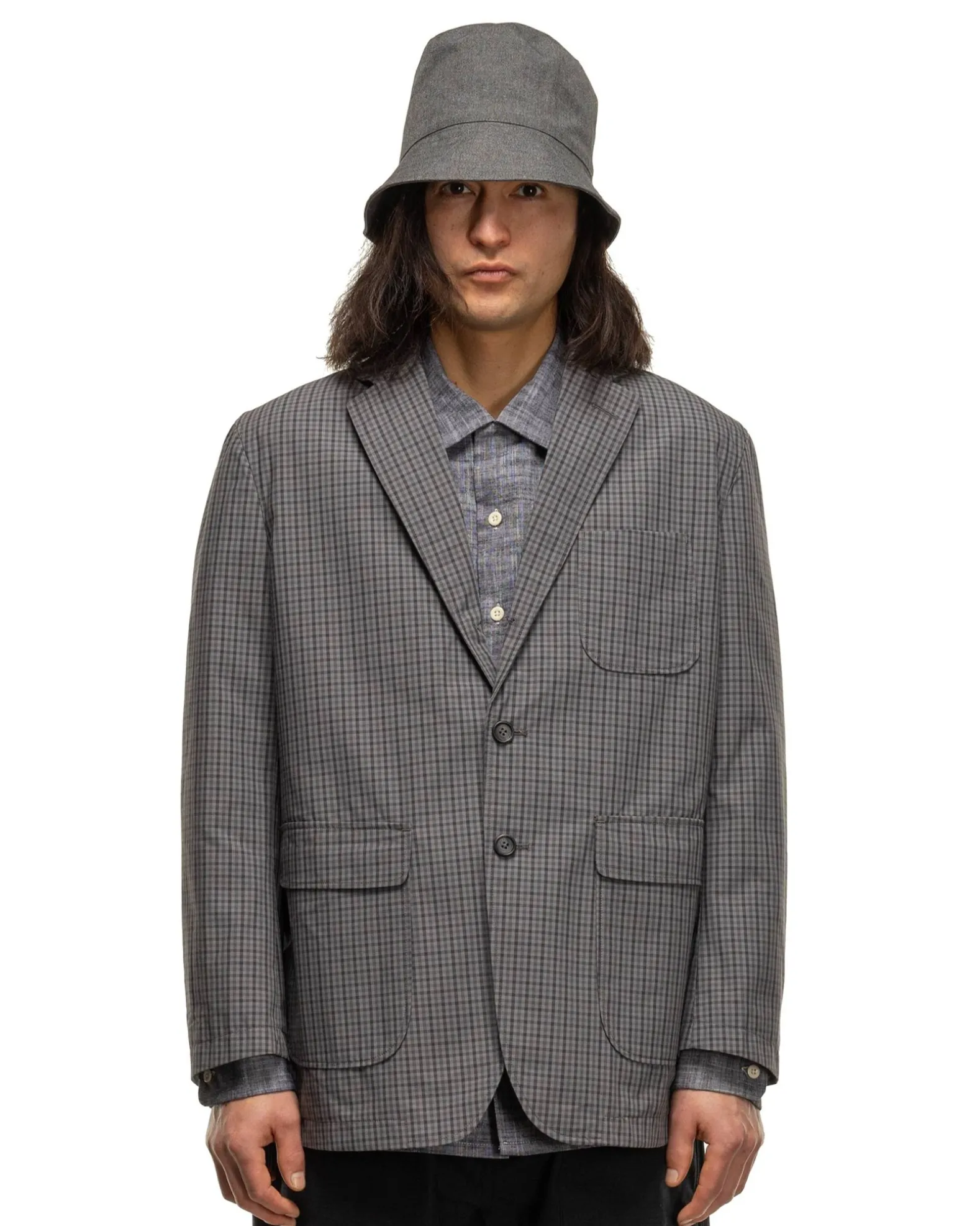 Ivy Blazer Pc Gunclub Check Grey