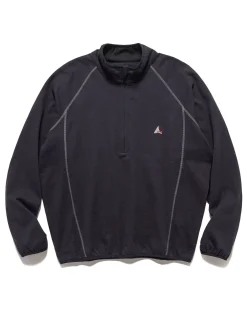 Jersey Half Zip Black