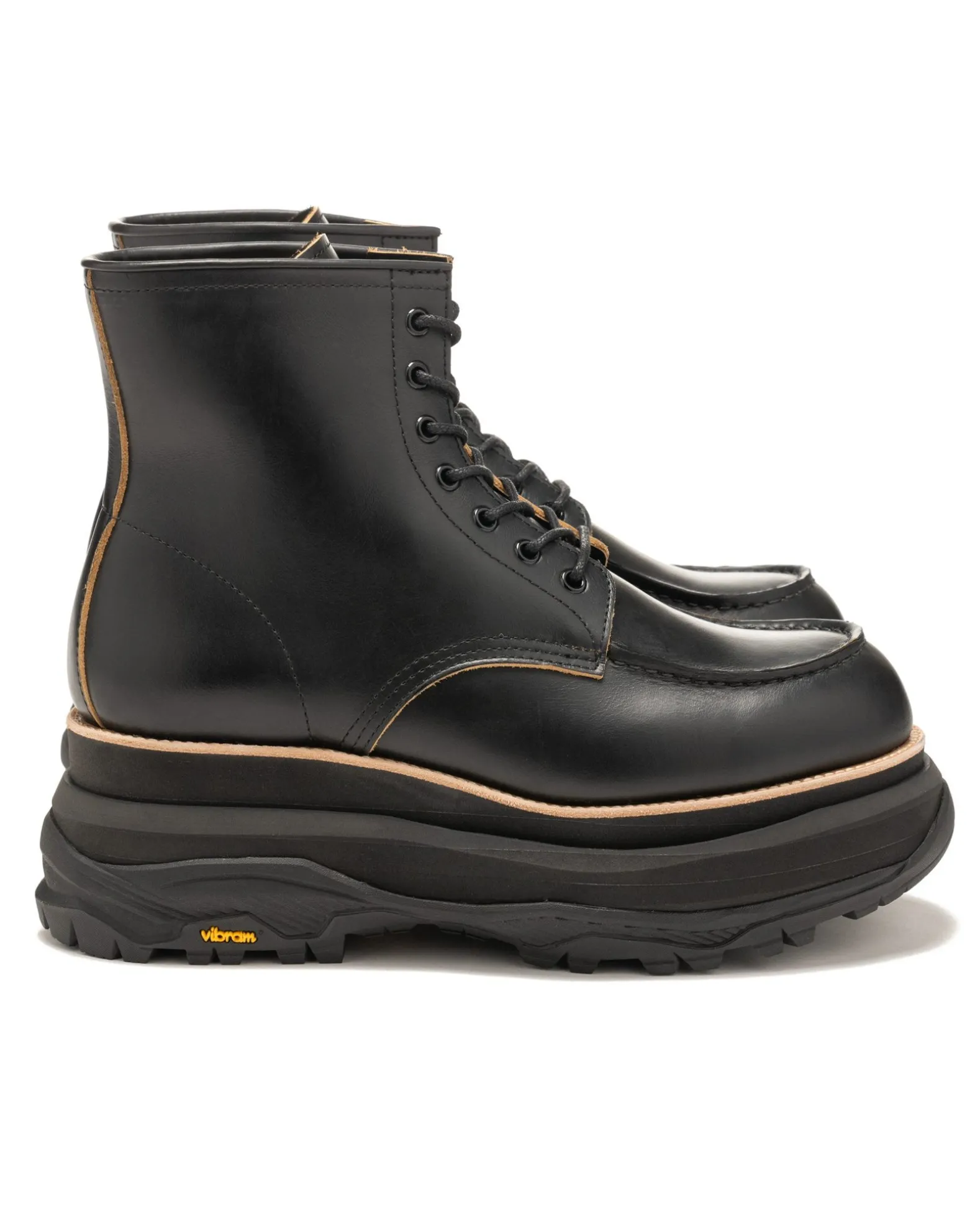 Leather Boots Black