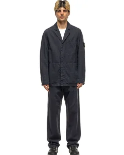 Lino Nylon Tela-Tc Sport Jacket Navy Blue