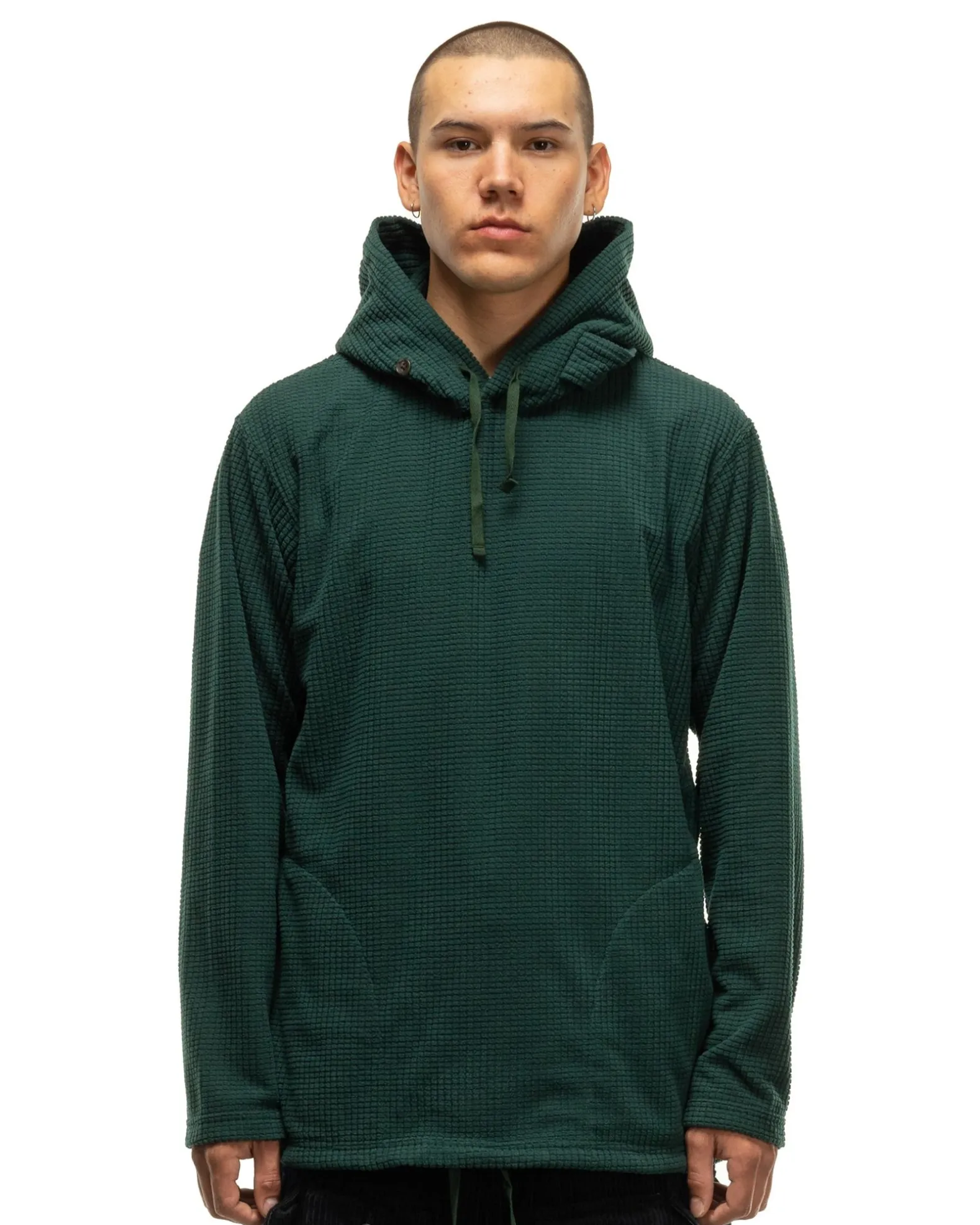 Long Sleeve Hoody Polyester Waffle Forest