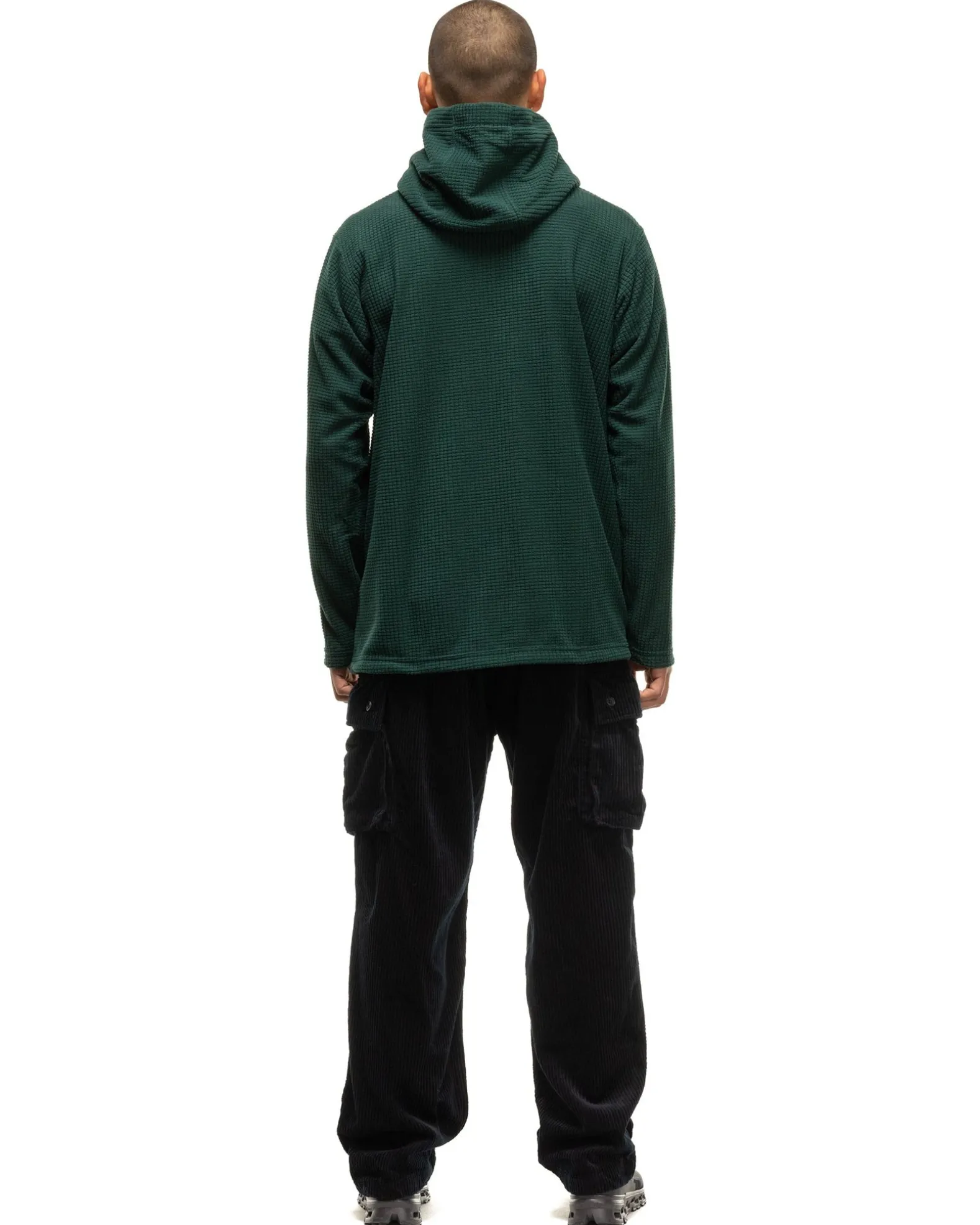 Long Sleeve Hoody Polyester Waffle Forest