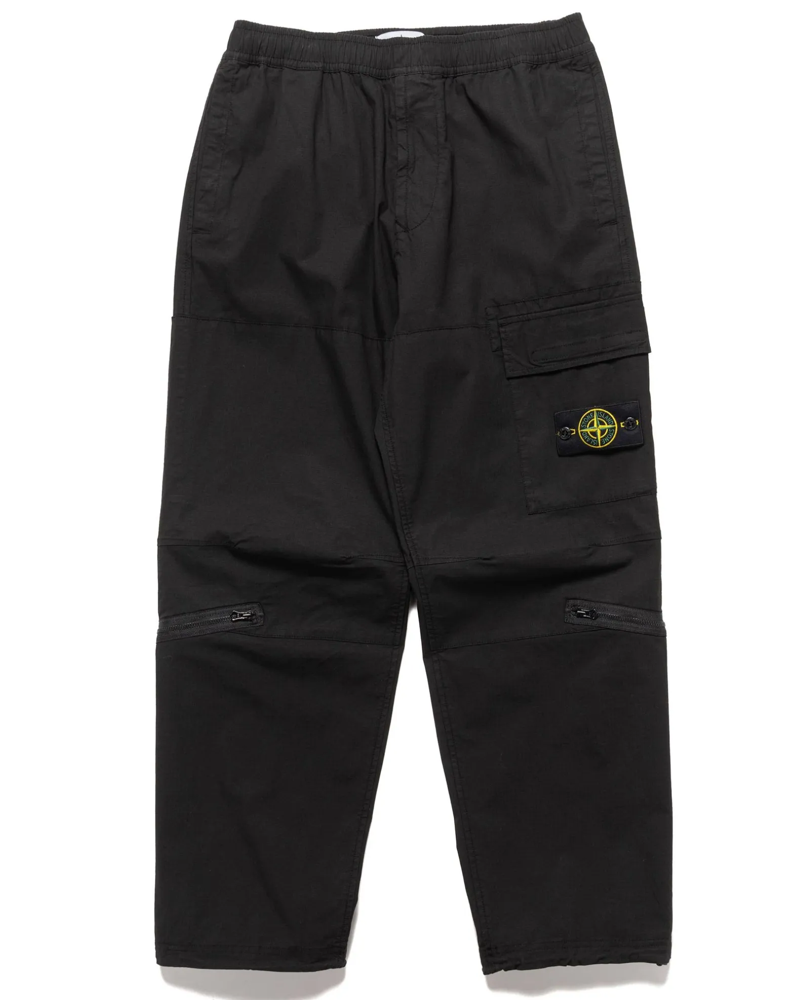 Loose Fit Cargo Pants Black