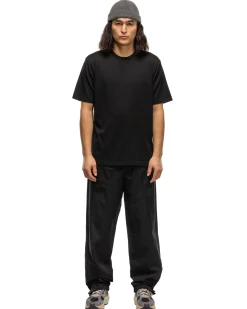 Luster Plaiting Tee Black