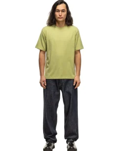 Luster Plaiting Tee Light Green
