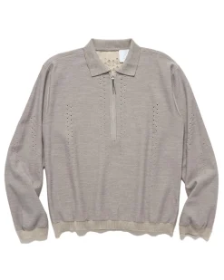 Merino Polo Grey