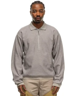 Merino Polo Grey