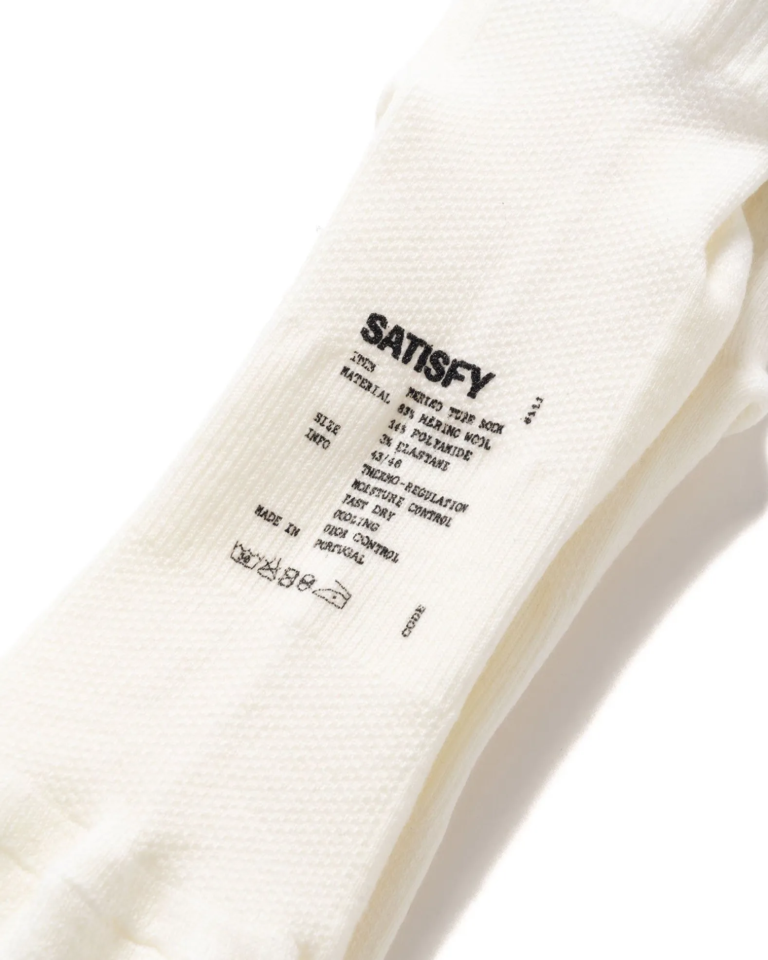 Merino Tube Socks White