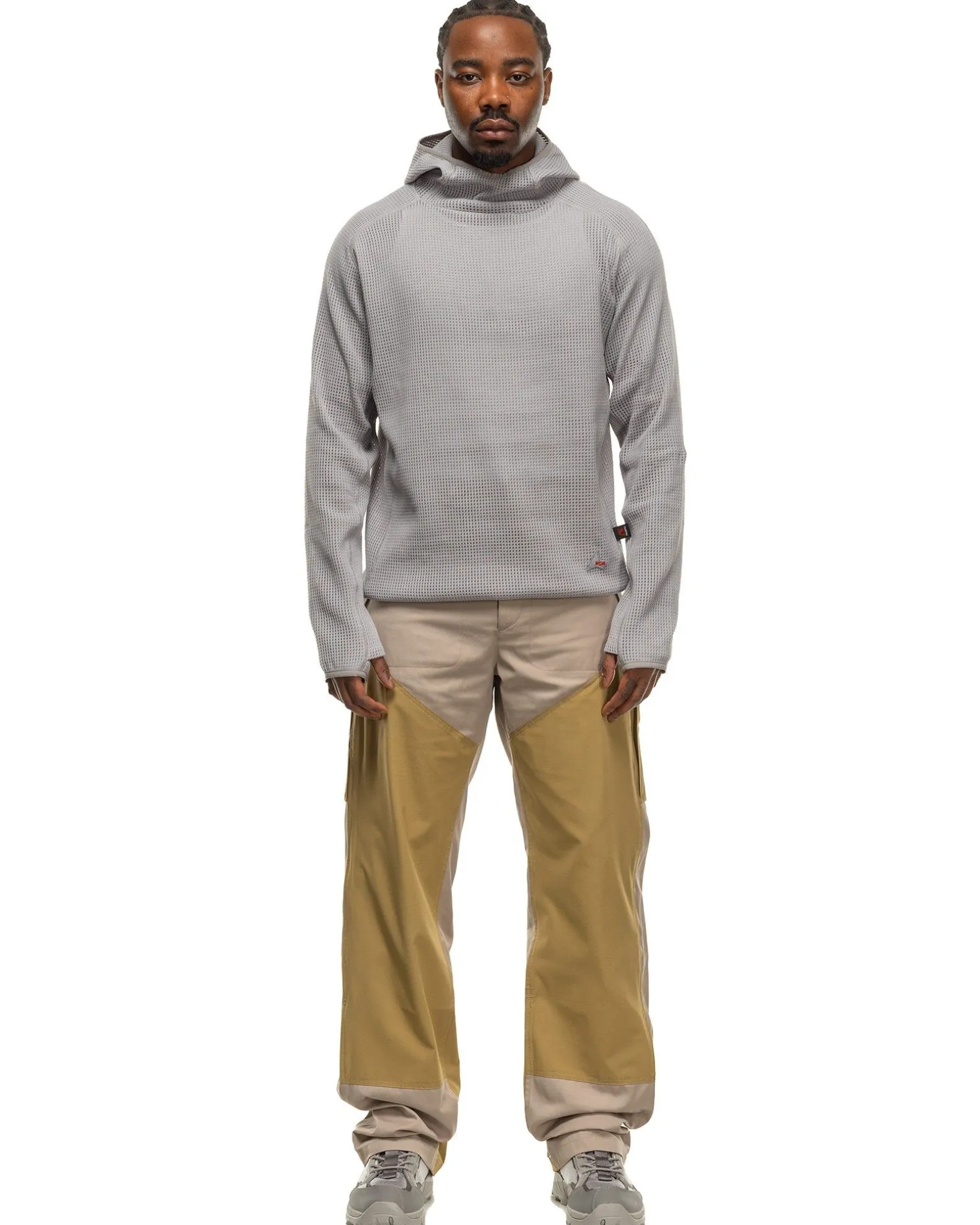 Mesh Hoodie Dark Grey