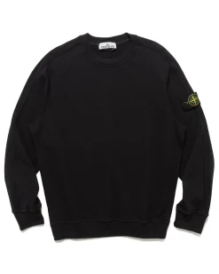 Old' Treatment Crewneck Sweatshirt Black