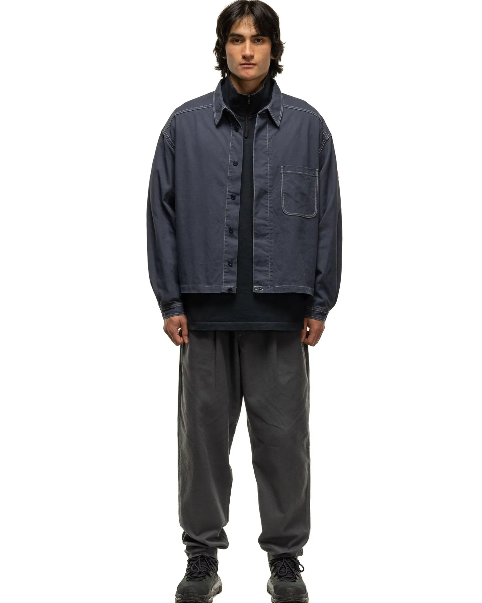 Overdye Two Tuck Pants Grey