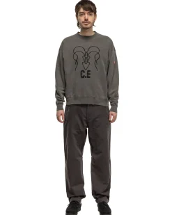 Overdye Wb Headsx4 C.E Crew Neck Charcoal