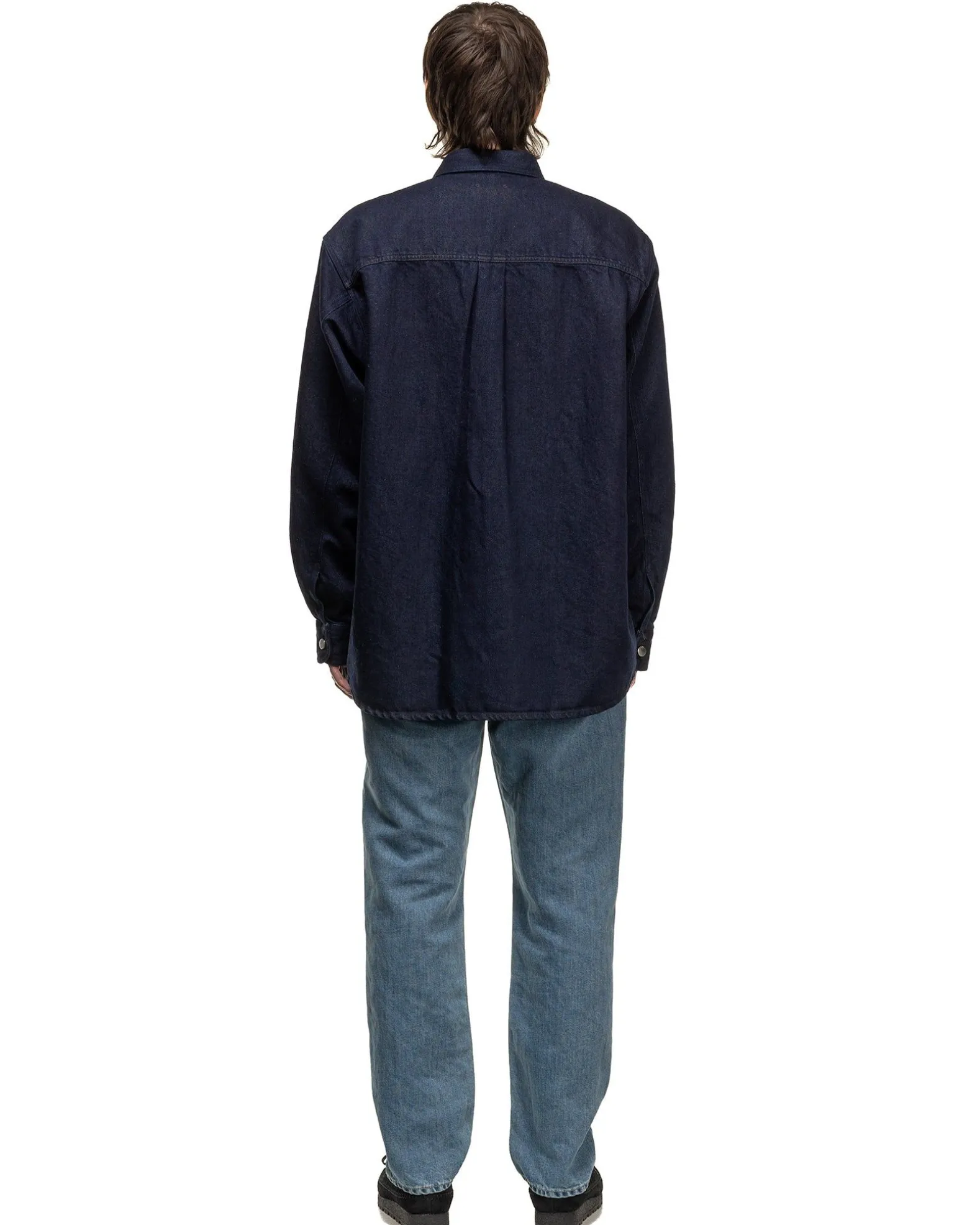 Oversized Shirt Jacket Indigo