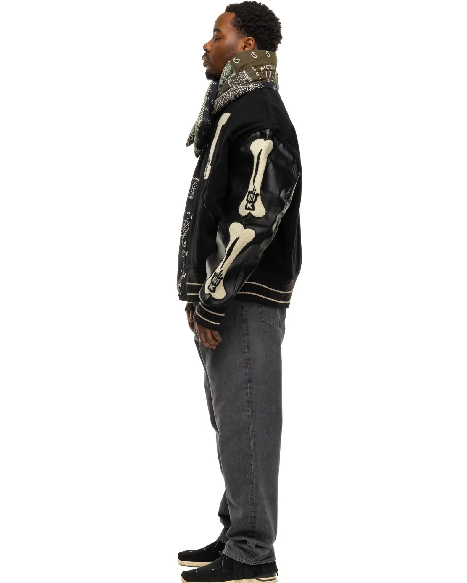 14Oz Black Denim 5P Coney Okagilly Black